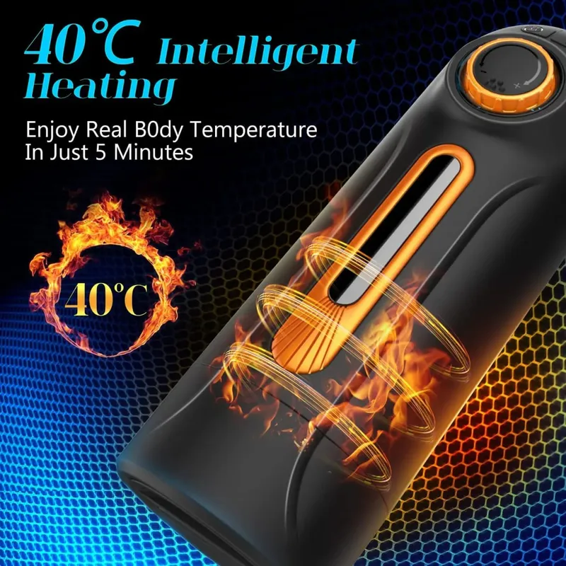 6 in1 Tự Động Kính Thiên Văn Hút Rung Masturbators Cho Nam Âm Hộ Âm Đạo Cho Nam Thật BF Đồ Chơi Tình Dục Cho Nam — image 3