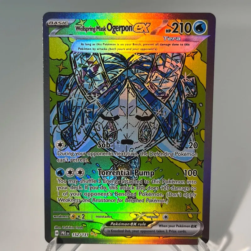 Kad PKM Prismatic Evolutions PTCG5-A GX Rainbow Umbreon Sylveon Leafeon ex Rare Collection Battle Toys Hadiah untuk Hobi — image 15