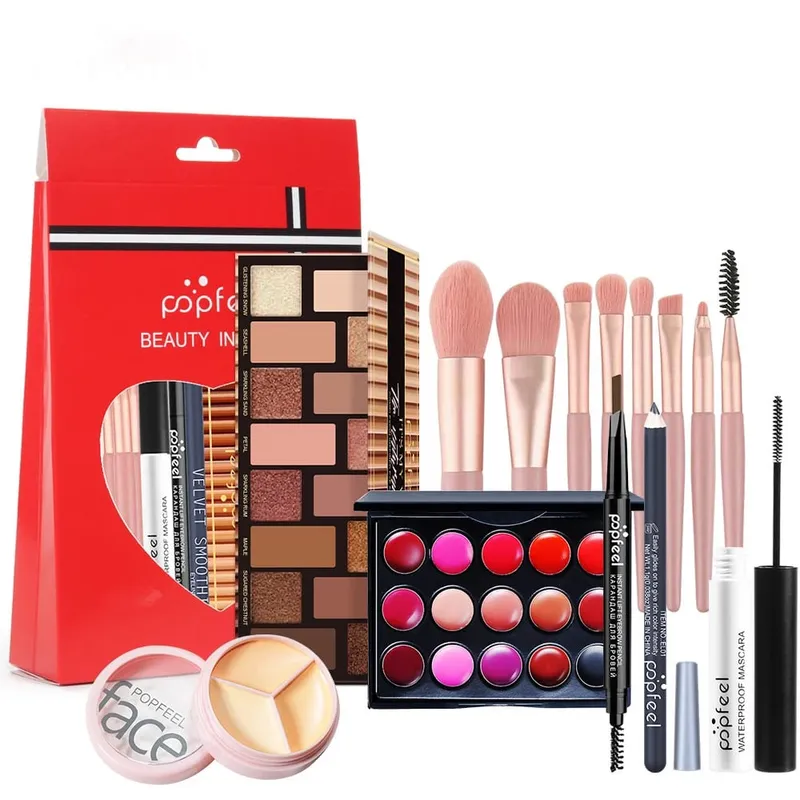 Long-Lasting Makeup Essentials Versatile Paste Complete Face Makeup Gift Bag Glamorous Makeup Collection Para sa Mga Nagsisimula sa Makeup — image 8