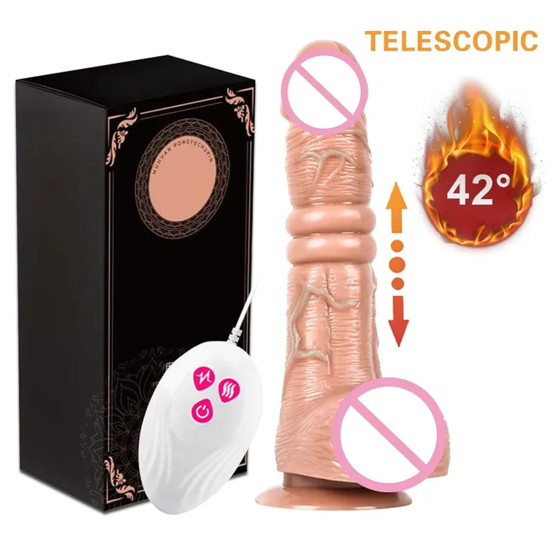 Τηλεχειριστήριο περιστροφής ώθησης Dildo Vibrator Γυναικείο ρεαλιστικό πέος Gay βεντούζα Ζευγάρι αυνανισμού για γυναίκες σεξουαλικά παιχνίδια — image 3