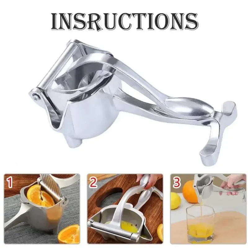คู่มือคั้นน้ำผลไม้น้ำผลไม้ Squeezer ที่ถอดออกได้ Heavy Duty Easy Manual Citrus Squeezer กดเครื่องคั้นน้ำผลไม้ EXTRACTOR เครื่องมืออลูมิเนียม