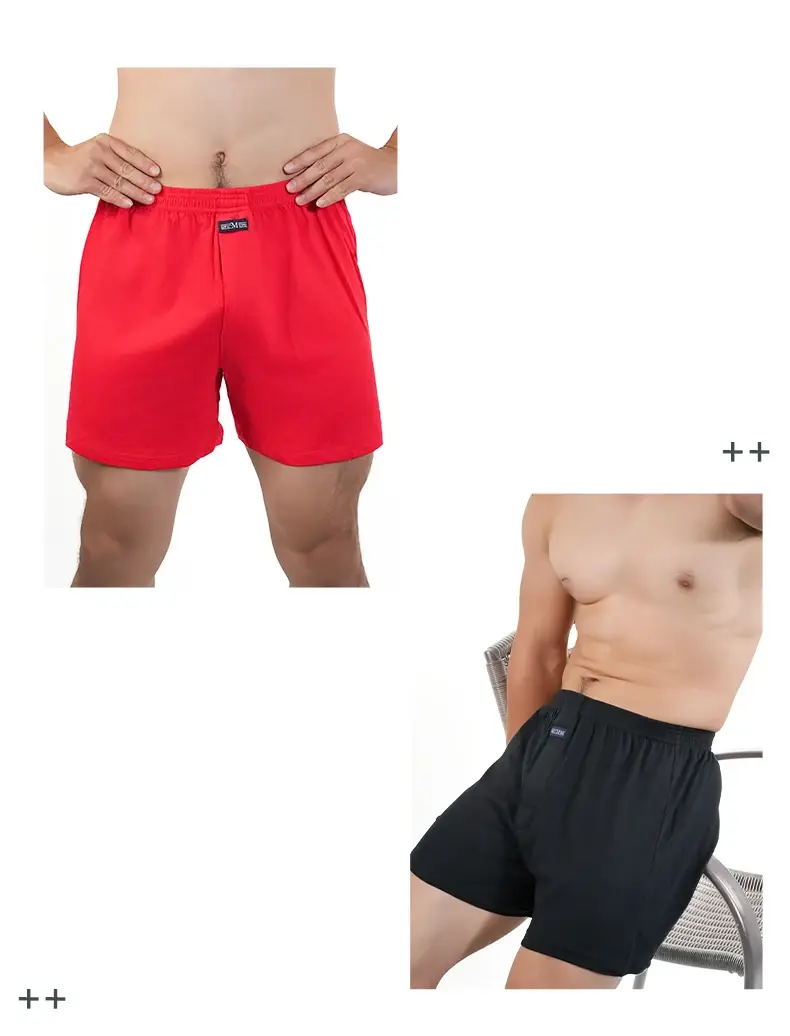 1 STÜCK Große Unterhose Solide Pyjamahose Zu Hause Plus Größe Boxershorts Für Männer Hohe Taille Allo Hosen Baumwollhosen Schlafhosen — image 8