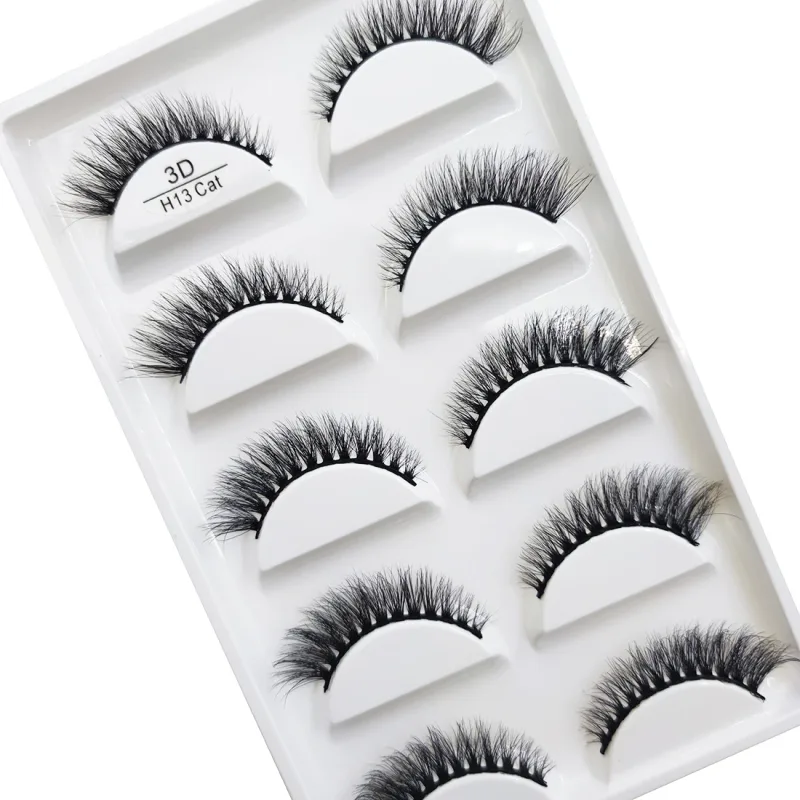 30 Stil 5 Paar natürliche Wimpern Nerz Wimpern handgemachte flauschige Wimpern 3D falsche Wimpern Make-up Faux Cils Maquiagem Cilios — image 6