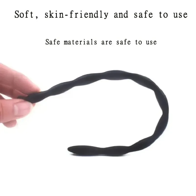 4 Buah/8 Buah Set Silikon Padat Uretra Dilator Stimulasi Uretra Mainan Seks Dewasa Masukkan Produk Seks Pria Uretra — image 3