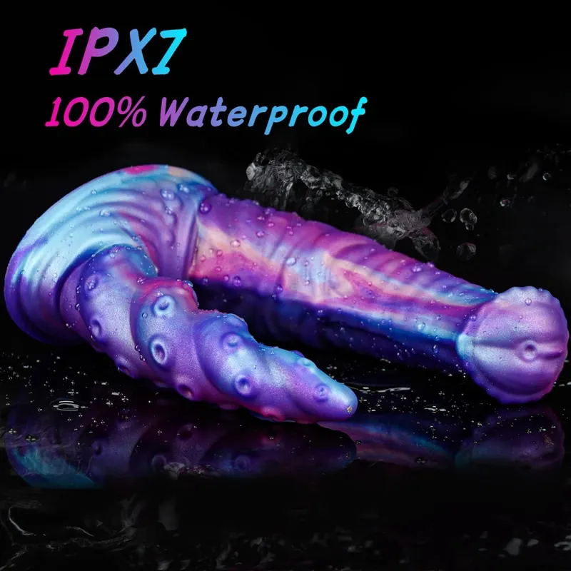 Ny dobbelt-ended realistisk anal butt plug monster dildo stærk sugekop penis pik massager G-punkt stimulering sexlegetøj til voksne — image 3