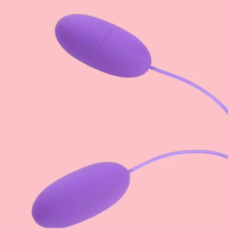 Potente stimolatore clitorideo a doppio proiettile vibrante Uovo G Spot Giocattolo sessuale impermeabile ricaricabile tramite USB per le donne — image 4