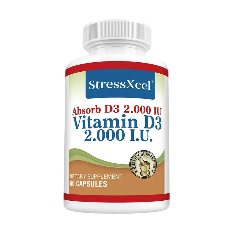 Yüksek Potansiyel D3 Vitamini 2000IU Kapsüller Bağışıklık Desteği Kemik Sağlığı Kas Fonksiyonu Tüm Vücut Sağlığı GDO'suz Glutensiz — image 8