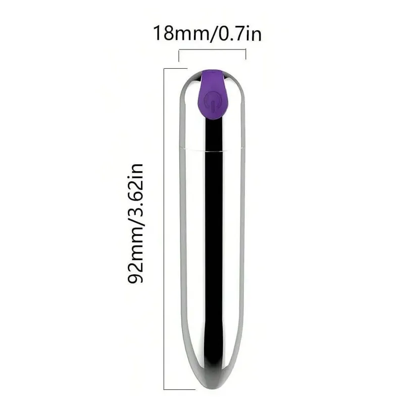 USB Şarj Edilebilir Kurşun Vibratör - Su Geçirmez Mini Güçlü Vibratör 10 Mod Klitoris G-Spot Stimülatörü Kadınlar için Seks Oyuncak — image 16