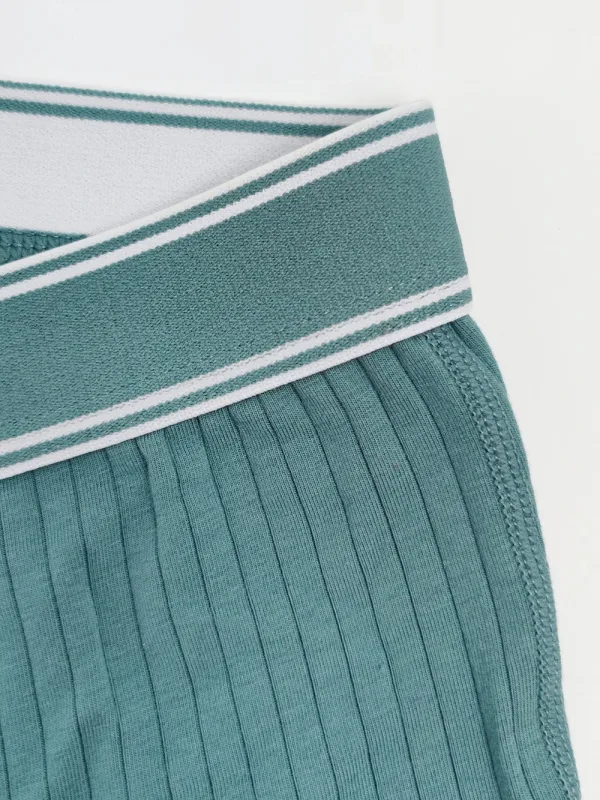 3PCS/Pack 100% Cotton Solid Striped Man Undrewear Lengthen Breathable Fitness Boxers Hombre Crotch Side Opening Men's Underpants — image 8