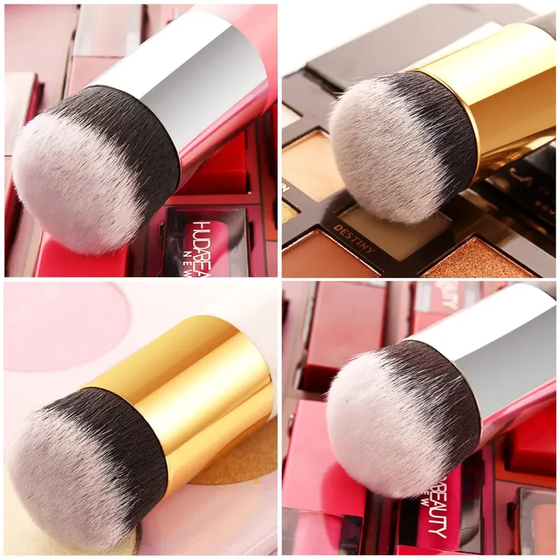 1 Uds. Nuevo pincel de base Chubby Pier, pinceles de maquillaje de crema plana, pincel de maquillaje cosmético profesional — image 3