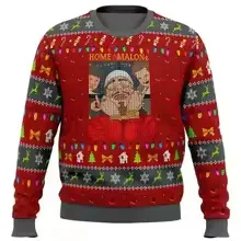 Allein zu Hause, hässlicher Weihnachtspullover für Männer und Frauen, heißer Verkauf, Rundhals-Langarm-Oberteil, Weihnachtskleidung, lustiger 3D-Druck — image 9