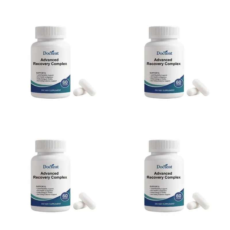 Phức hợp phục hồi nâng cao 60 viên với L Glutamine Glycine Lysine Enzyme tiêu hóa cho sức khỏe đường ruột Hỗ trợ sức khỏe hàng ngày