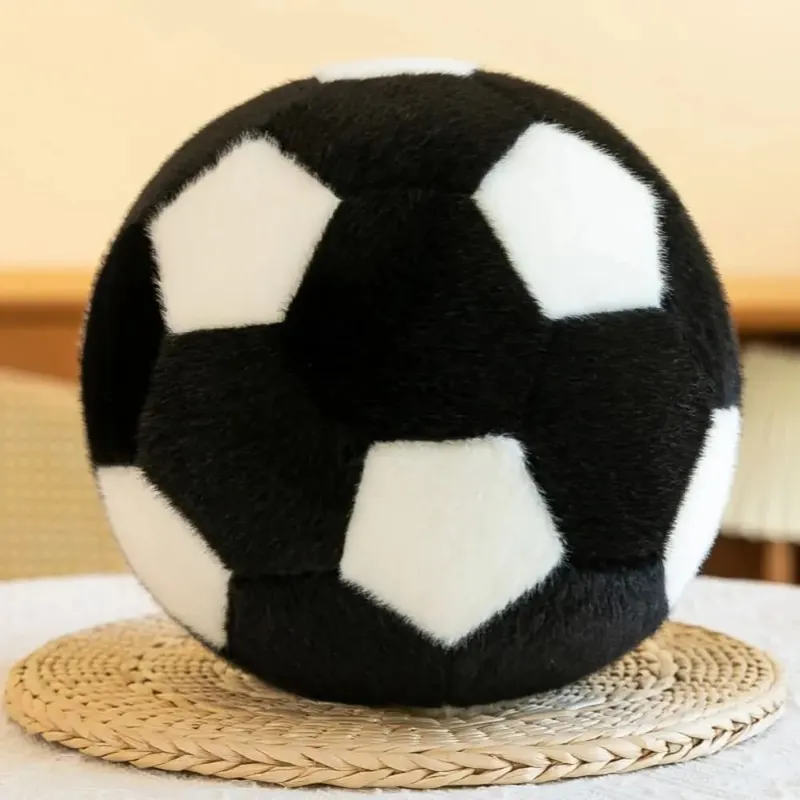 Mascot Ball Ball Shape Soccer Ball Throw Pillow Stuffed Soft Football Throw Pillow 13/20cm Ins Football Friends Birthday Gifts