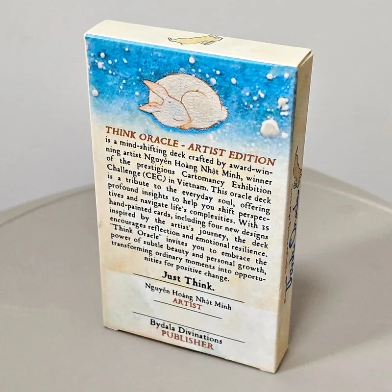Think Oracle Deck 12*7cm 35 Sezgi ve Duygusal Dayanıklılık için El-Boyalı Kartlar Çift Kabartmalı Kart Stoğu — image 1