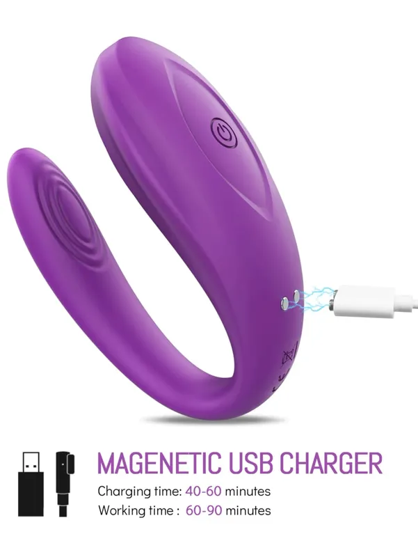 Y-Pao เครื่องสั่นคู่แบบยืดหยุ่นการสอดใส่คู่ G-Spot Stimulator แฮนด์ฟรีของเล่นสำหรับผู้ใหญ่สำหรับผู้หญิงและคู่รักนุ่ม — image 3