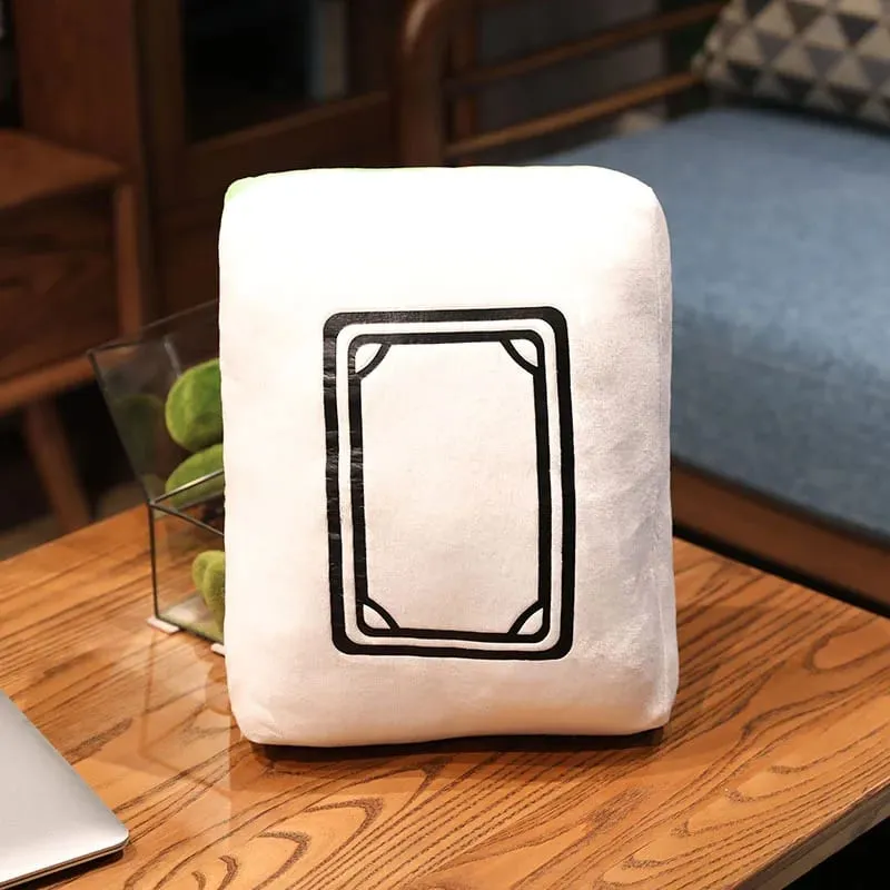 Creative Mahjong Pillow Cushion Chinese Plush Toy Car Chair Backrest Dice Funny Nap Sofa Home Decor Gift Accompanying Decoration — image 20
