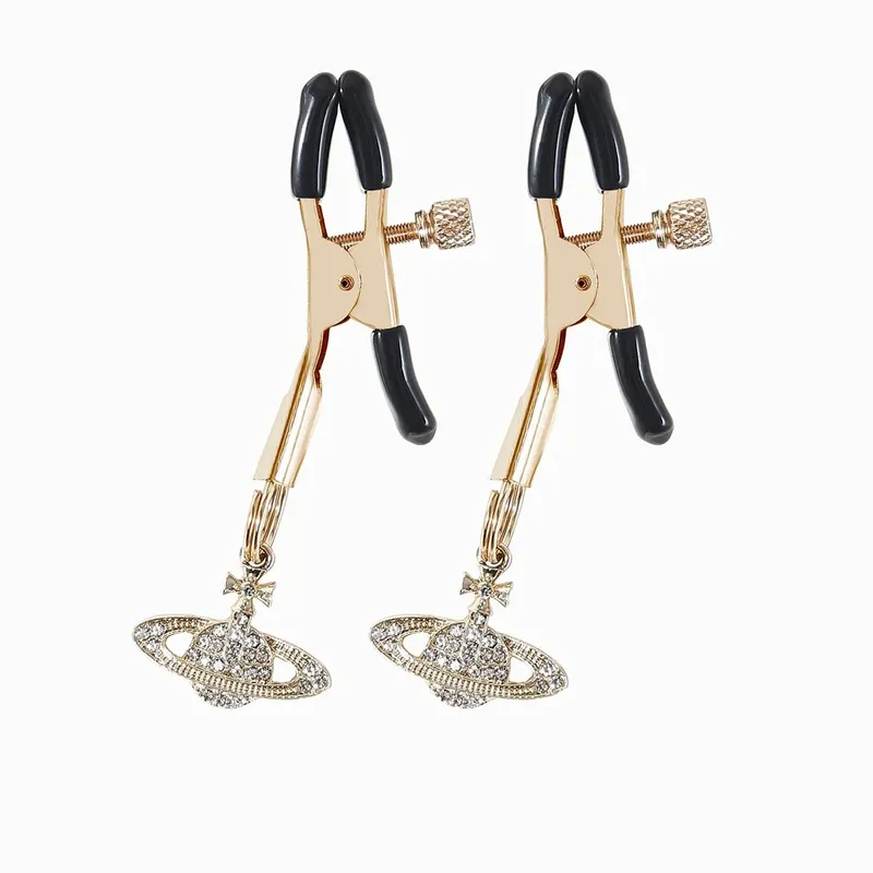 Morsetti per capezzoli Set 7 paia Vite regolabile Pendenti con ciondoli carini Morsetti per seno BDSM Fetish Gioielli per il corpo Giocattolo adulto del sesso Donne — image 3