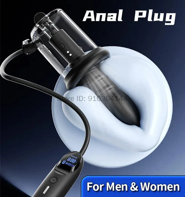 Vibrazione elettrica Succhiare Ano Bocciolo di rosa Pompa Vibrante Butt Plug Ventosa Ventosa Massaggiatore della prostata Giocattoli del sesso anale maschile per gli uomini Strumento — image 4