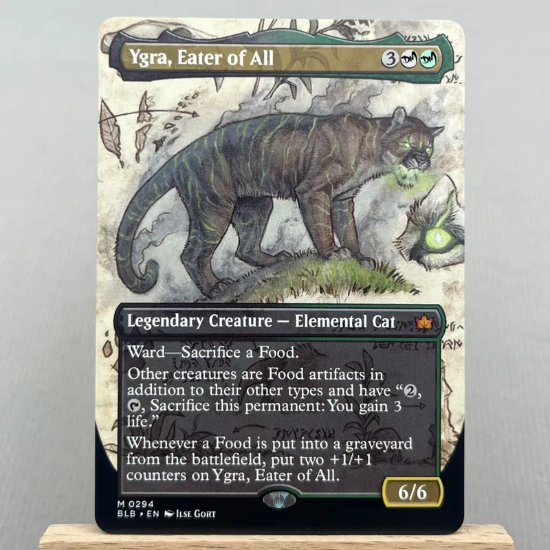 BLB BLC MH3 OTP HOLO7-Ⅰ02 Carte TCG Proxys Three Tree City Ygra Eater of All Maha the Its Feathers Night