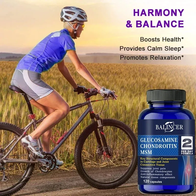 Glucosamine Chondroitin MSM Capsules for Joint Health Promotes Bone and Joint Mobility Dietary Supplement — image 5