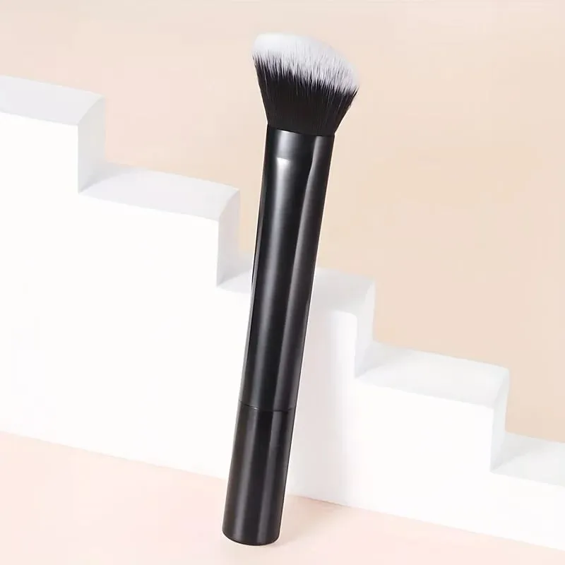 1 Angled Blush And Contour Brush Makeup Brush Foundation Brush Perfect for Cheeks Forehead Chin Nose Blending And Shaping