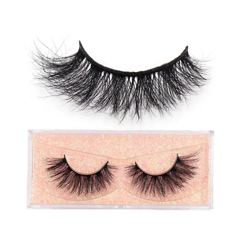 3D Mink Lashes Soft Hair False Eyelashes Fluffy Volume Wispy Fake Eyelashes Extension Makeup