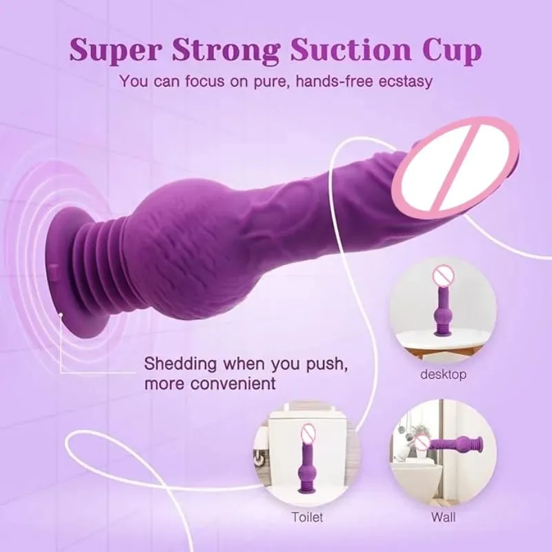 9,29 Zoll realistische Dildos, Stoßdildo, Vibrator, G-Punkt, Analstimulation, 10 Vibrationsmodi, Spielzeug für Erwachsene, Sexspielzeug für Frauen und Männer — image 3