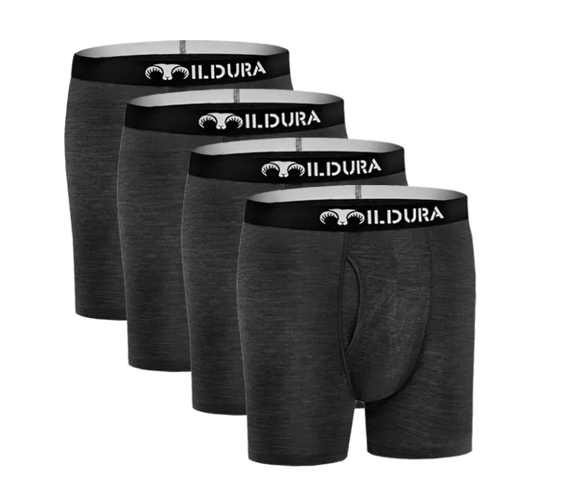 100% Merino Wool Boxer Briefs Men Underwear Merino Wool Boxer Underpants Men Boxer Brief Moisture Wicking Breathable Soft 180G — image 20