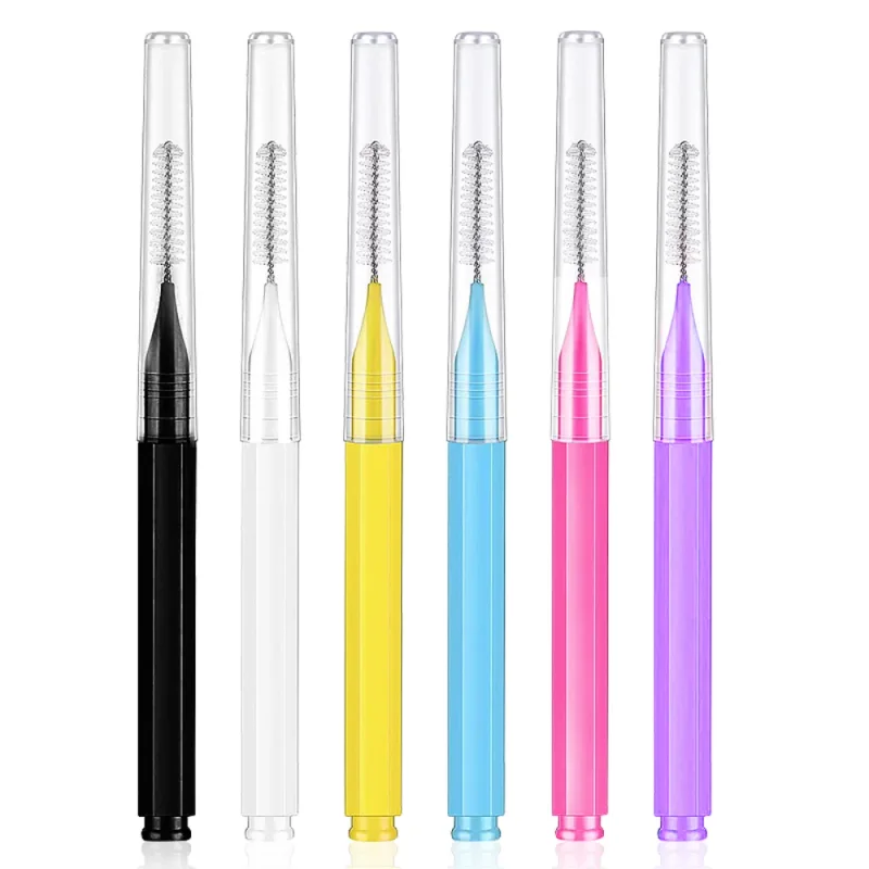 10/20 Pcs Spazzole per sopracciglia Mini Brow Lifting Brush Usa e getta Trucco Strumento per ciglia Dente Pennello interdentale Forniture per estensione ciglia — image 6