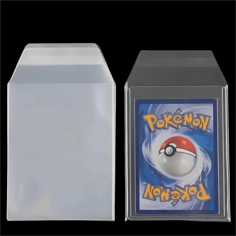 100PCS Clear Beschermhoezen Fit Voor 35PT-100PT Hard Plastic Kaarthouder Voor Pokemon TCG Game Trading Sport Kaarten Protector — image 2