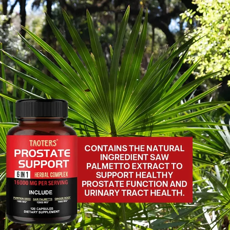 Palmier nain naturel – Le supplément de soutien à la santé de la prostate améliore la fréquence et l'urgence des toilettes, favorise une croissance saine des cheveux. — image 5