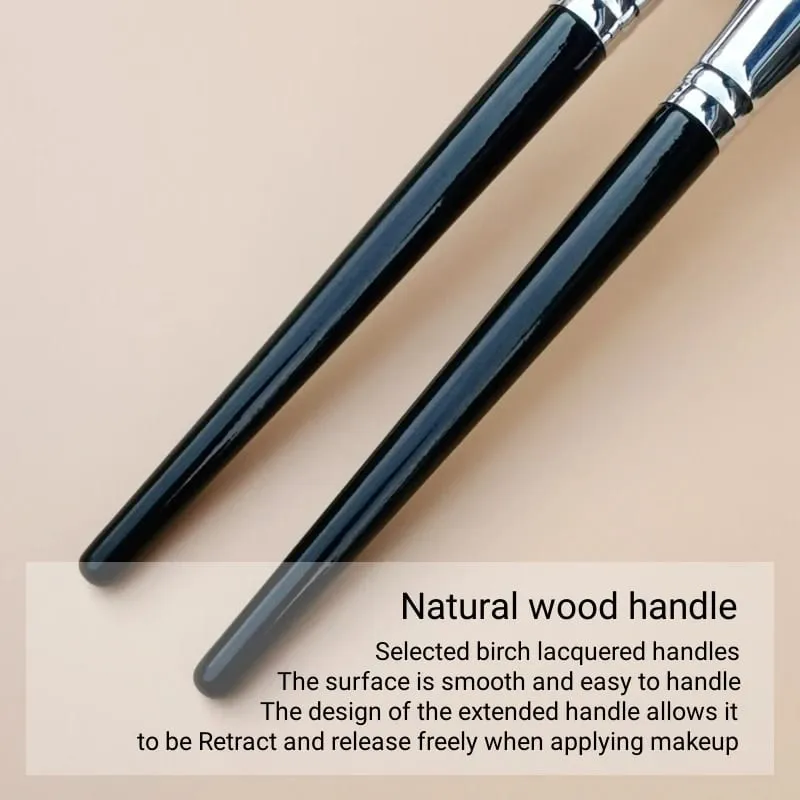 Brocha resaltadora para maquillaje, pelo de cabra Natural, colorete, brochas de maquillaje, herramientas de belleza — image 5