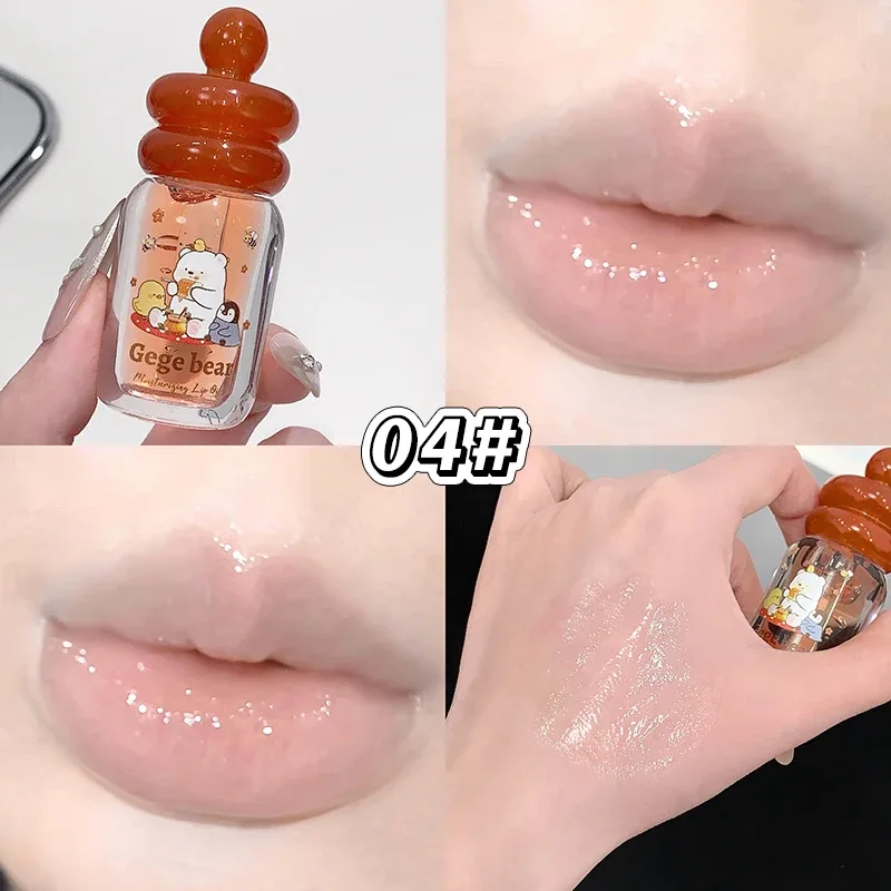 Cura delle labbra Essenza vegetale Gloss trasparente Olio per labbra Plump Idratante Balsamo per le labbra Esfoliante Sapore di frutta Lucidalabbra Cosmetici di bellezza — image 11