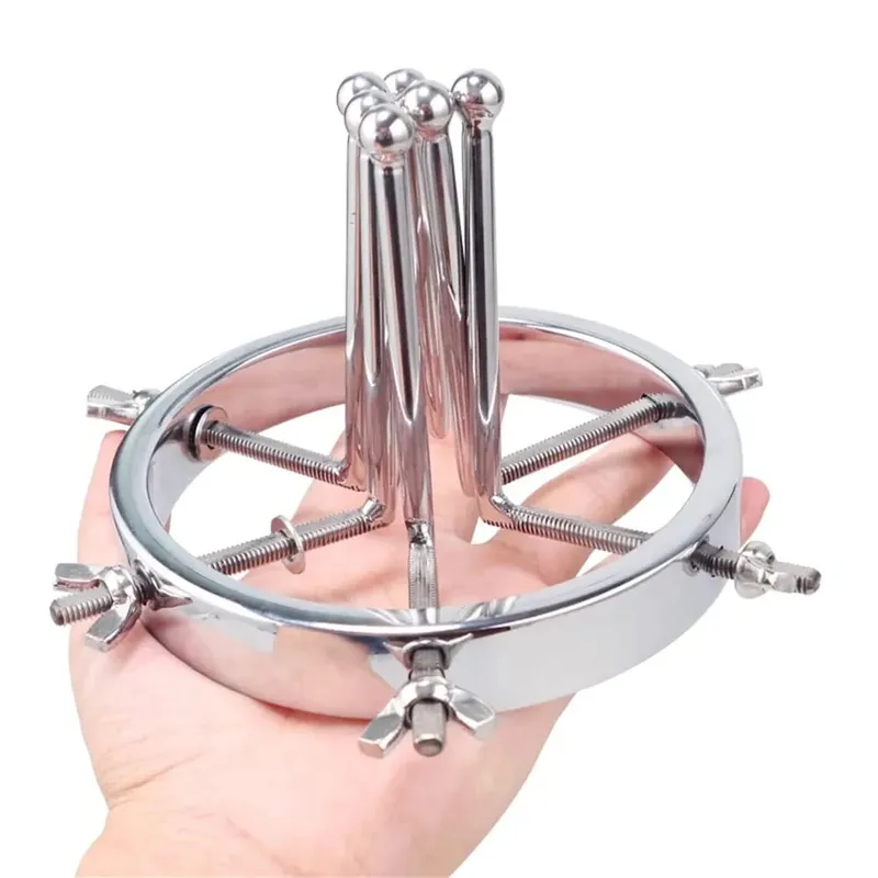 Butt Plug in acciaio inossidabile pesante Dilatatore vaginale anale Ano Eapander Giochi BDSM per adulti Prodotti erotici Giocattoli sessuali per uomini Donne Coppie
