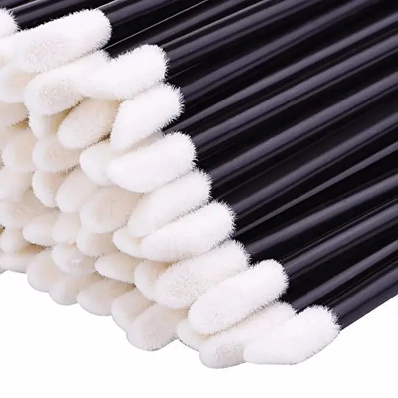 50/500/1000Pcs ขายส่งแปรงแต่งหน้าแปรงแต่งหน้า Eyelashes Extension Lip Gloss Applicator ลิปสติก Wands ชุดเครื่องสำอางค์ make Up — image 5