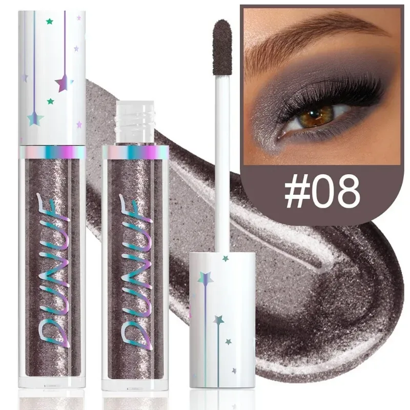 24 Farben Lidschatten-Stick, flüssiger Eyeliner, metallische Farbe, grün, Perlglanz, Glitzer, Lidschatten, wasserfest, Hochglanz-Make-up-Pigment — image 14