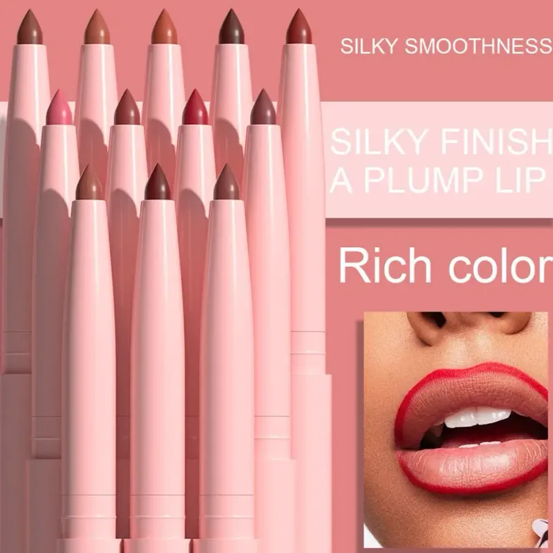 6 สี Lip Liner ปากกาชุดกันน้ำกันน้ำง่ายสียาวนานไม่ซีดจางสี Rendering Lip GLOSS ชุดแต่งหน้าความงาม — image 4