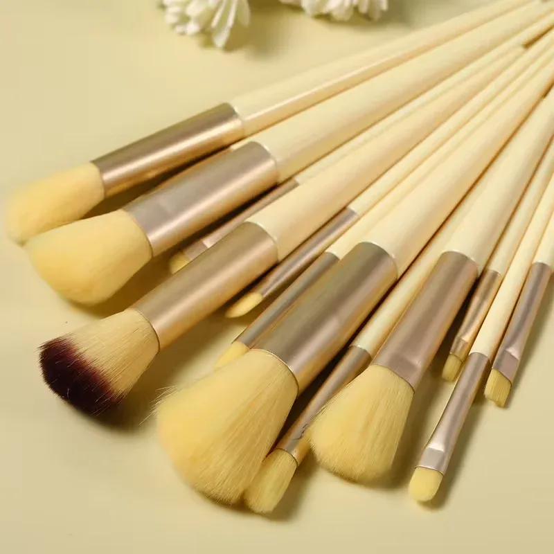 13/15 PIÈCES Ensemble De Pinceaux De Maquillage Ombre À Paupières Fondation Femmes Brosse Cosmétique Fard À Paupières Blush Beauté Doux Maquillage Outils Sac