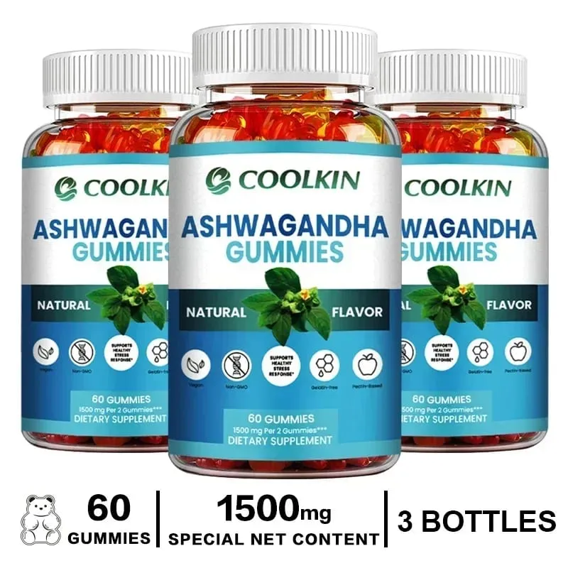 Caramelle gommose all'Ashwagandha - Migliorano la forza fisica e la resistenza Alleviano lo stress e l'ansia Migliorano la qualità del sonno Antiossidante — image 11