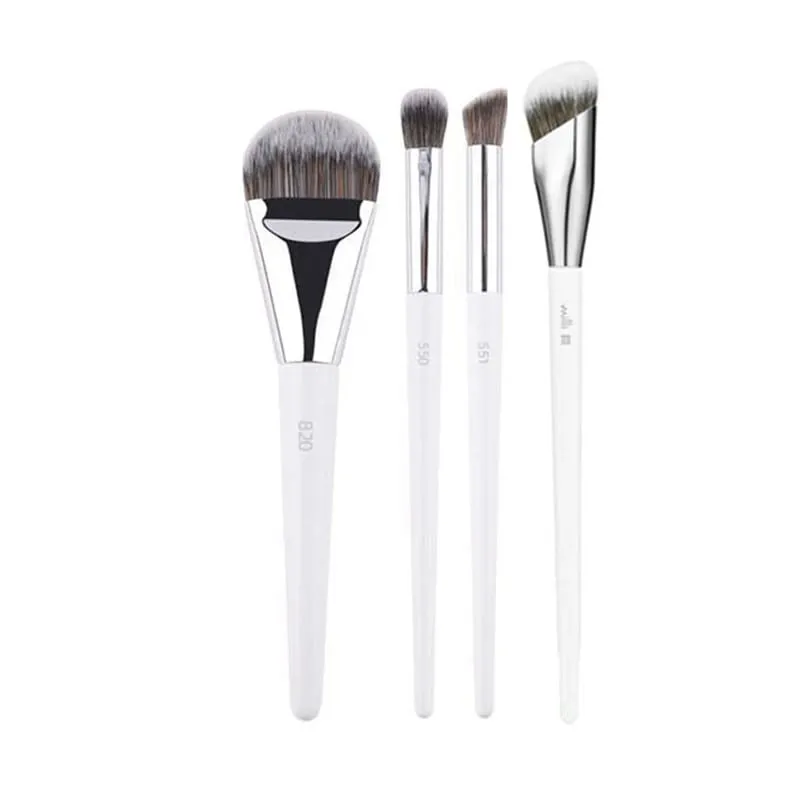 1pc Weiß Pulver Make-Up Pinsel 3D Flüssige Foundation Basis Make-up Pinsel Lidschatten blending Detail Gesicht Auge Concealer schönheit werkzeug