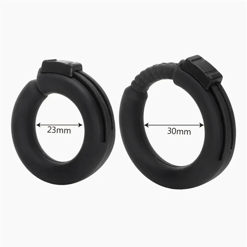 22-32mm Foreskin Corrector Adjustable Silicone Penis Rings Lock Semen Cock Ring Delay Ejaculation Sex Toys For Men Cockrings — image 5