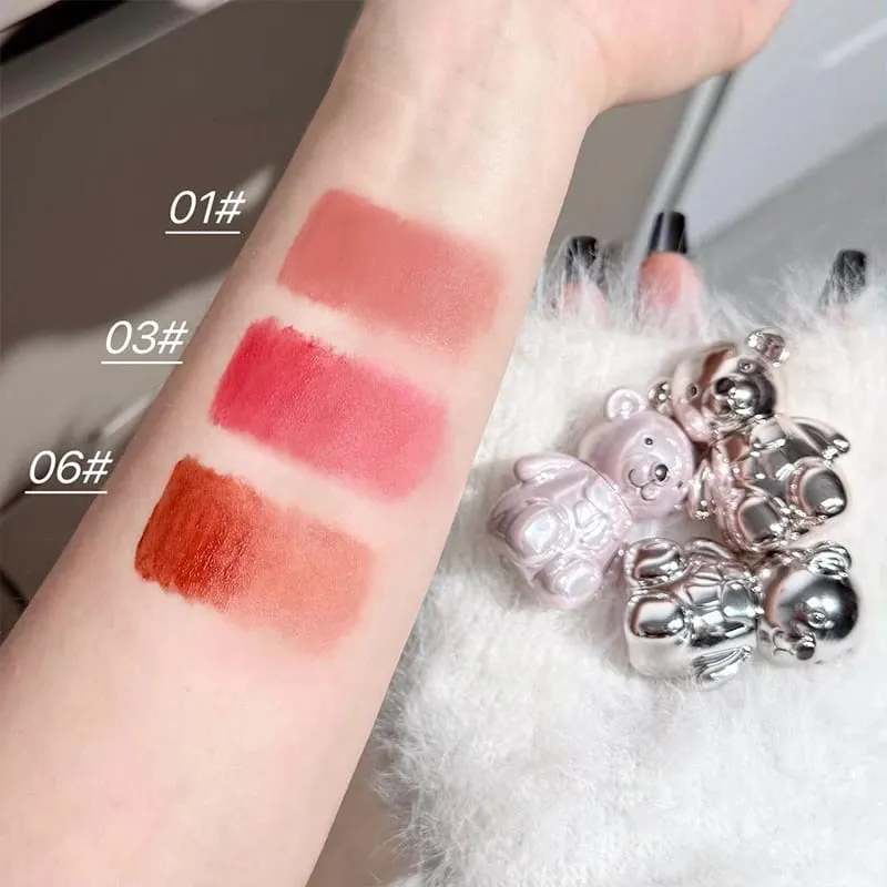 ART VALUE 7PC Makeup Sets Include 3 Colors Matte Lip Mud 1 Pressed Powder 1 Blush 1 Eyes Palette 1 Necklace Beauty Makeup Sets — image 6