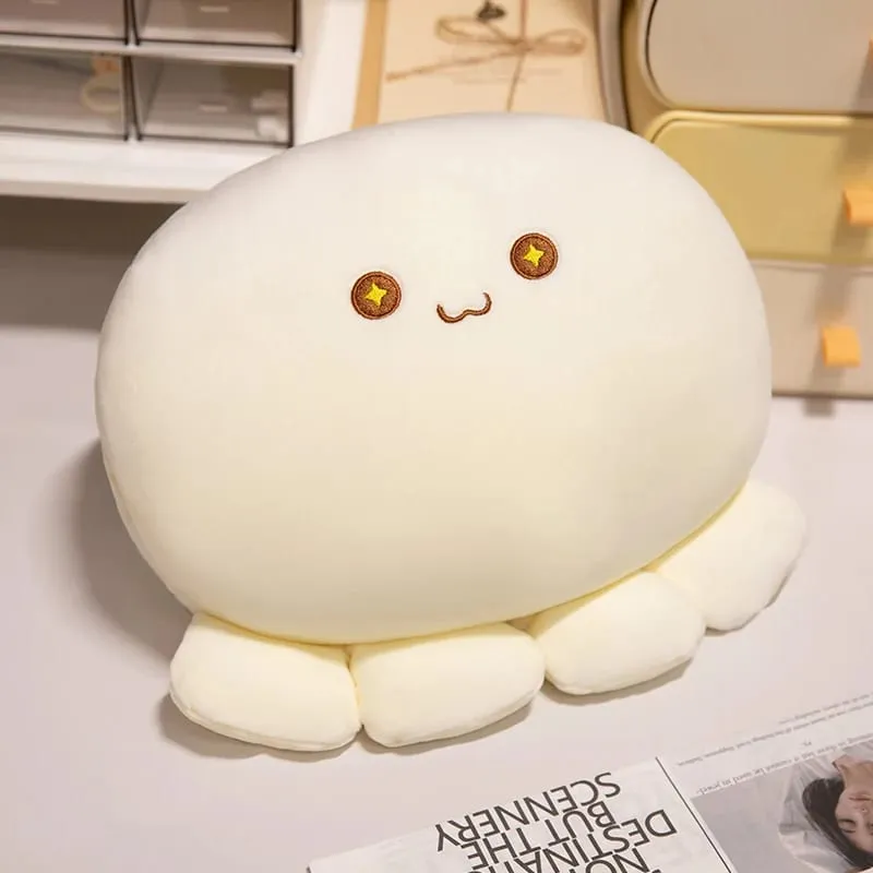 35 ซม.Octopus หมอน Plush ตุ๊กตา Ball Shape สัตว์น้ำมืออุ่นหลุมอุ่นน่ารัก Face Plushie กลับสนับสนุน — image 6