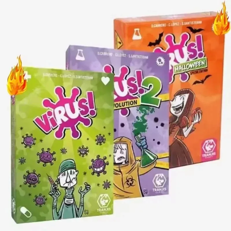 Interessant Virus Card Game & Virus Evolusion 2 Det smitsomt sjove brætspil til bryllupsfødselsdagsfest brætspil — image 2
