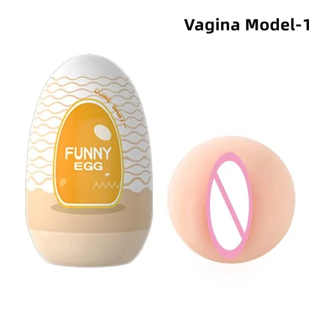 Cups Masturbator Ei Draagbare Stimulator Penis Massager Zacht Rubber Volwassen Speeltjes voor Mannen Realistische Vagina Pocket Kut — image 12