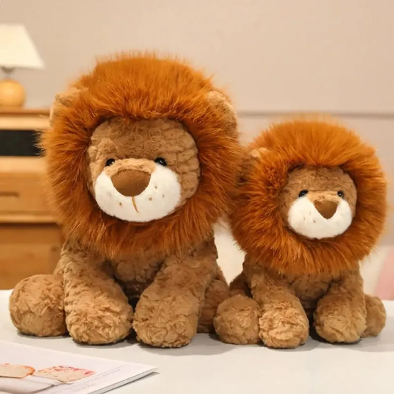 Creative Gift Soft Lion Stuffed Animal Plush Pillow Cute Emotional Support Stuffed Animals Plush 13.8inch Plush Toy — image 8