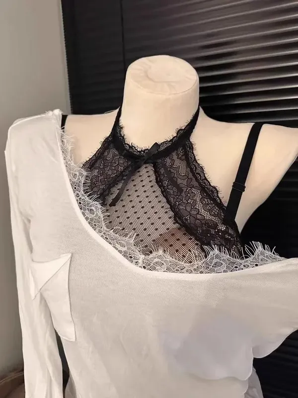 Halter คอ Push Up Bra - Latex ลูกไม้ Bralette สำหรับหน้าอกขนาดเล็กยั่วยวน Lift & Pure Seduction ไร้สายชุดชั้นใน Bra — image 2