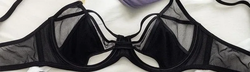 Complex Белья Из Сетки Без Поролона Soft Wire Push-up Сексуальное Перфорированное Кружево Стиль "Тишина" Новинка — image 7