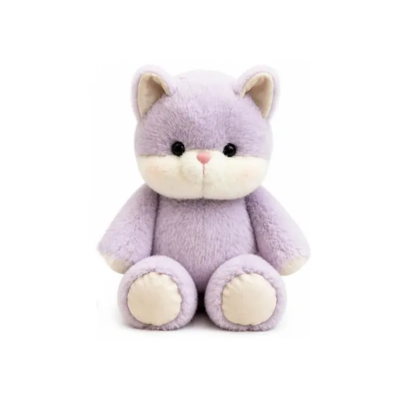 Rekaan Baru Bantal Plush Haiwan Boneka Kucing Lembut Sokongan Emosi Mainan Mewah Comel 17.7 inci Corak Kucing Boneka Binatang Mewah — image 7