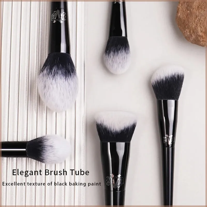 Kat Von D ensemble de pinceaux de maquillage et Kit fond de teint Blush surbrillance correcteur poudre sculptant pinceau fard à paupières marque KVD pinceau de maquillage — image 4
